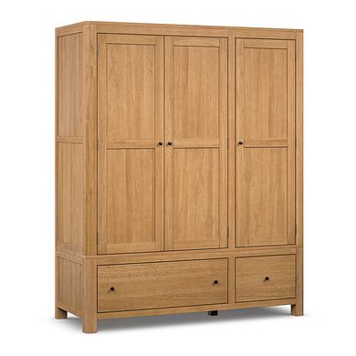 Savannah Solid Heveawood Triple Wardrobe