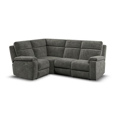 Selby Group 2 Electric Recliner - Right Hand in Plush Charcoal Fabric