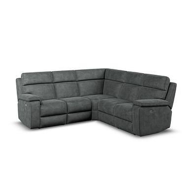 Selby Group 3 Electric Recliner in Miller Grey Fabric