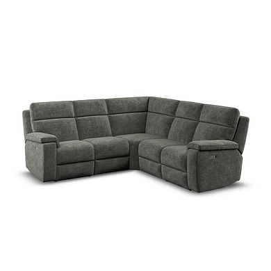 Selby Group 3 Electric Recliner in Plush Charcoal Fabric