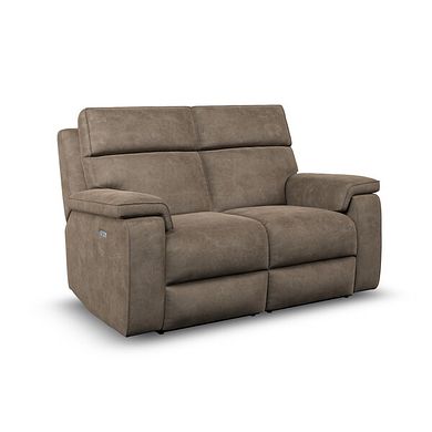 Selby Group 8 Electric Recliner in Miller Earth Brown Fabric