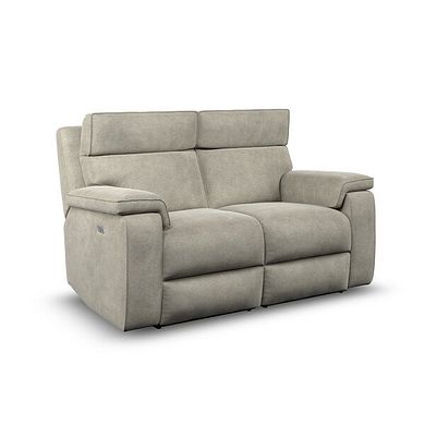 Selby Group 8 Electric Recliner with Power Headrest  Lumbar Support in Miller Taupe Fabric