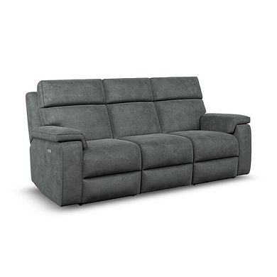 Selby Group 9 Electric Recliner in Miller Grey Fabric