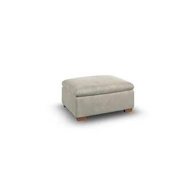 Selby Storage Footstool in Miller Taupe Fabric