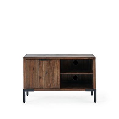 Detroit Solid Hardwood and Metal Small TV Unit