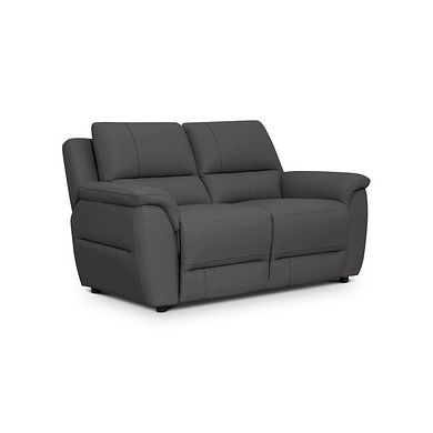 Theo 2 Seater Sofa in Elephant Grey Leather