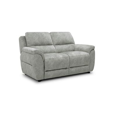 Theo 2 Seater Sofa in Marble Silver Fabric