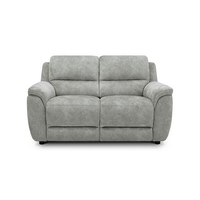 Theo 2 Seater Sofa in Marble Silver Fabric