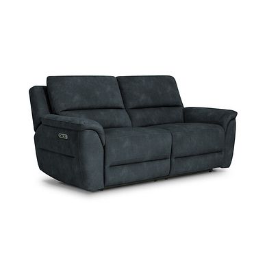 Theo 3 Seater Power Recliner Sofa in Dexter Shadow Fabric