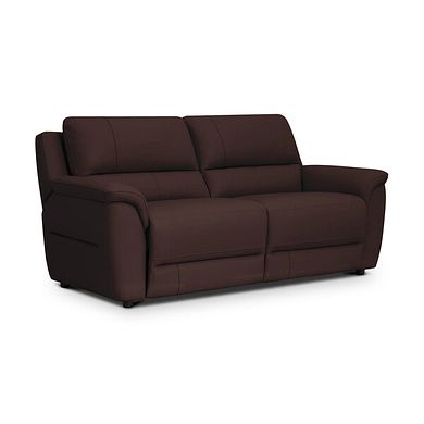 Theo 3 Seater Sofa in Chestnut Leather