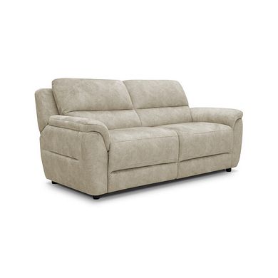 Theo 3 Seater Sofa in Marble Cream Fabric