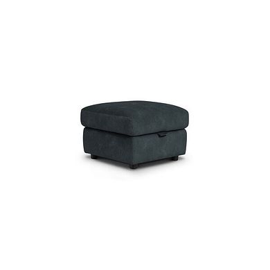 Theo Storage Footstool in Dexter Shadow Fabric