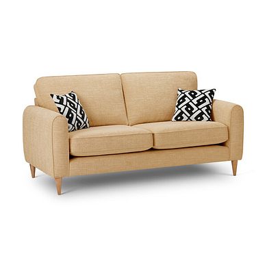 Thornley 3 Seater Sofa in Saffron Fabric