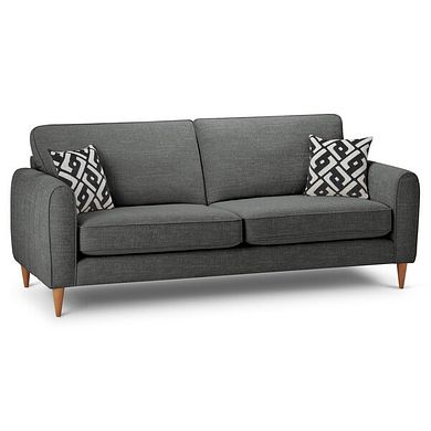 Thornley 4 Seater Sofa in Anthracite Fabric