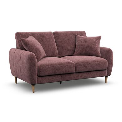 Zara 2 Seater Sofa in Arlan Rosewood Fabric