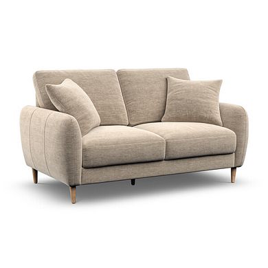 Zara 2 Seater Sofa in Canna Sand Fabric