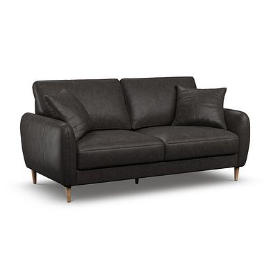 Zara 3 Seater Sofa in Ash Leather