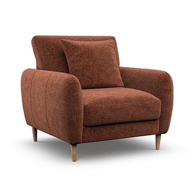 Zara Armchair in Arlan Copperwood Fabric