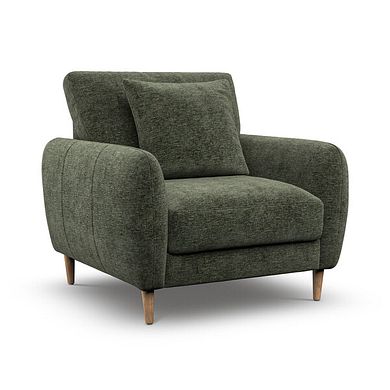 Zara Armchair in Arlan Mossy Fabric