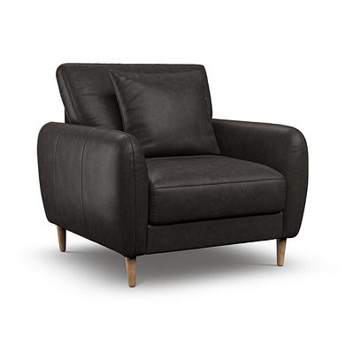 Zara Armchair in Ash Leather