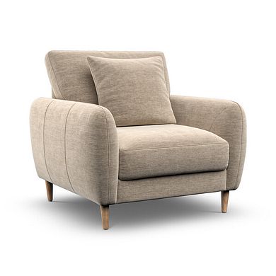 Zara Armchair in Canna Sand Fabric