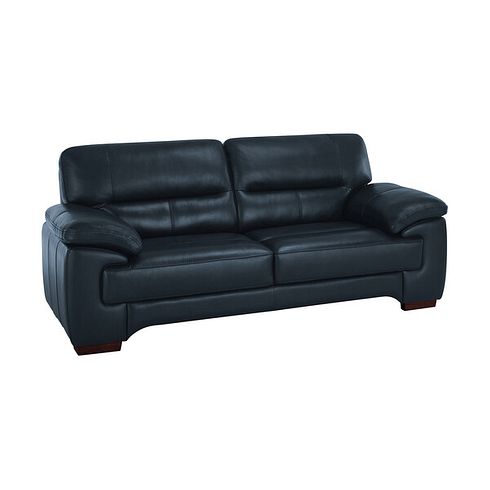 Arlington 3 Seater Sofa in Blue Leather
