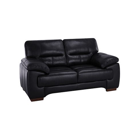 Arlington 2 Seater Sofa in Black Leather