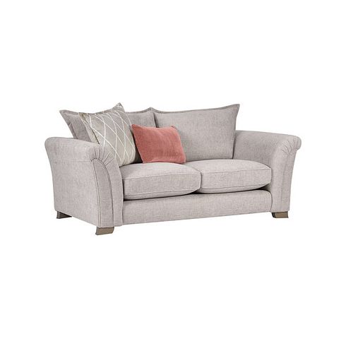 Ashby 3 Seater High Back Sofa in Ivory fabric