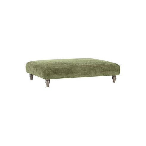 Ashby Footstool in Olive fabric