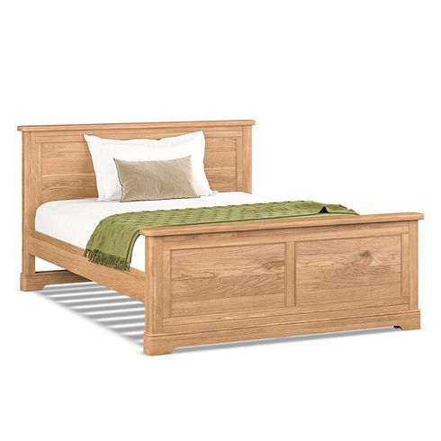 Brennan Natural Solid Oak King-size Bed