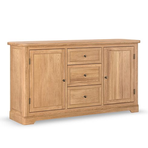 Brennan Natural Solid Oak Large Sideboard