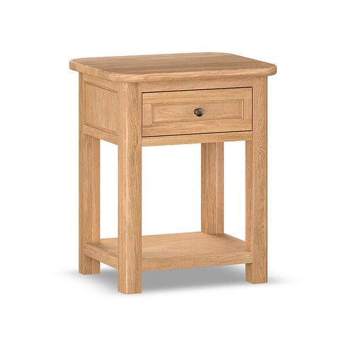 Brennan Natural Solid Oak Side Table