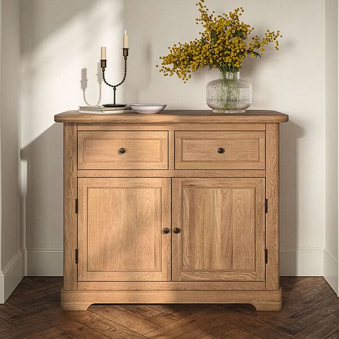 Brennan Natural Solid Oak Small Sideboard