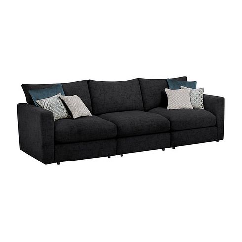 Malvern 3 Seater Modular Sofa in Charcoal fabric - Group 9