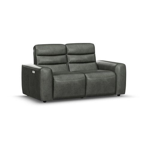 Cohen 2 Seater Electric Recliner in Virgo Lead Leather
