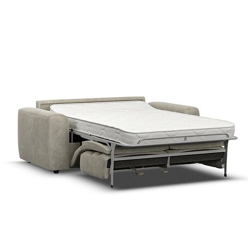 Cohen 3 Seater Sofa Bed in Miller Taupe Fabric