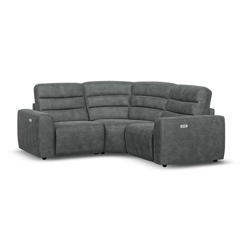 Cohen Group 1 Electric Recliner in Miller Grey Fabric