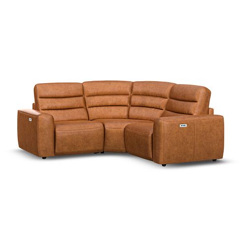 Cohen Group 1 Electric Recliner in Virgo Cognac Leather