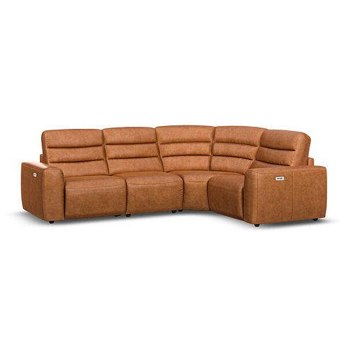 Cohen Group 2 Electric Recliner - Left Hand in Virgo Cognac Leather