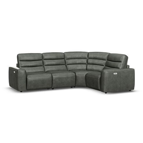 Cohen Group 2 Electric Recliner - Left Hand in Virgo Lead Leather