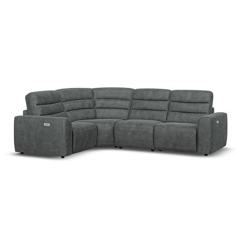 Cohen Group 2 Electric Recliner - Right Hand in Miller Grey Fabric