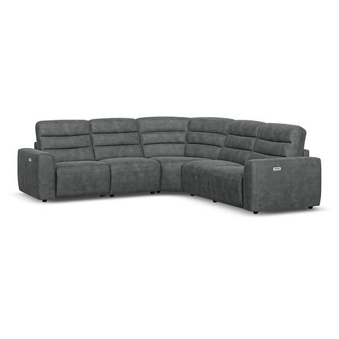 Cohen Group 3 Electric Recliner in Miller Grey Fabric