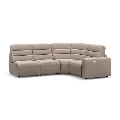 Cohen Group 5 ELectric Recliner in Virgo Buff Leather