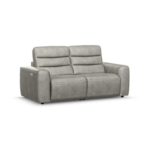 Cohen Group 8 Electric Recliner in Virgo Platinum Leather