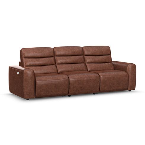 Cohen Group 9 Electric Recliner in Virgo Chestnut Leather