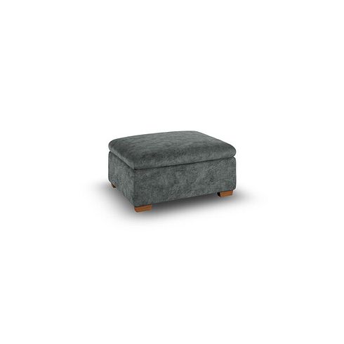 Cohen Storage Footstool in Dapple Grey Fabric