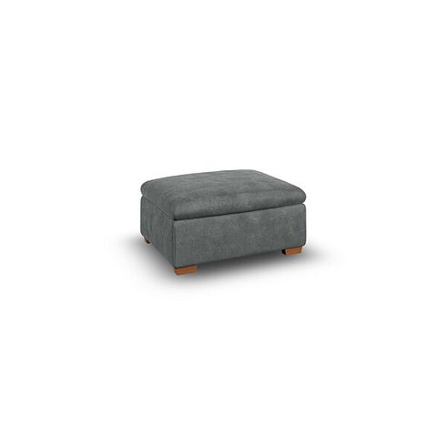 Cohen Storage Footstool in Miller Grey Fabric