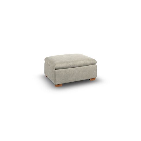 Cohen Storage Footstool in Miller Taupe Fabric