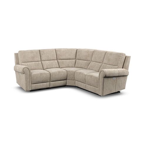 Colorado Electric Reclining Modular Group 3 in Jetta Beige Fabric