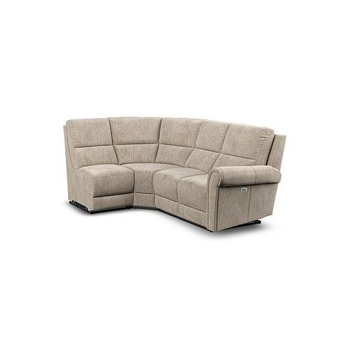 Colorado Electric Reclining Modular Group 5 in Jetta Beige Fabric